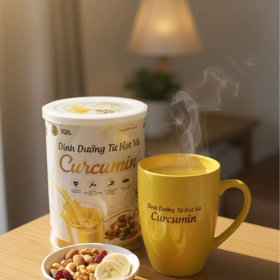 Dinh dưỡng từ hạt và Curcumin